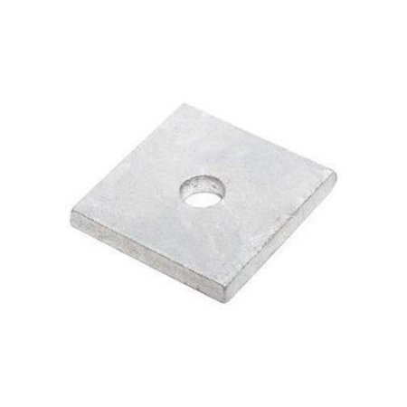 TITAN FASTENERS Square Washer, Steel, Galvanized Finish BMN12096